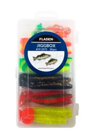 Dernier Modèle Fladen Ribbed shads in box 10cm, 20pcs