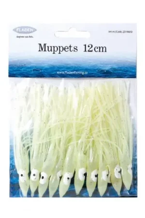 Livraison Express Fladen Squid 12cm, 10-pack - Orangewhite Abalone