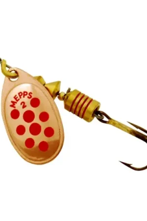Mepps Aglia 2 - Gold Red Dots Affaire À Saisir