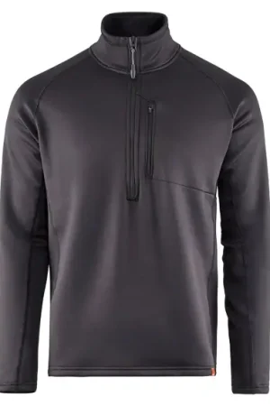 Grundéns Grundies Thermal 1/2 Zip Black - M Pas Cher