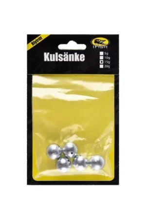 Jusqu'à Épuisement Des Stocks IFISH Ball Sinker Lead Free 15g, (5-Pack)