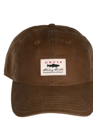 Orvis Vintage Waxed Ball Cap Sandstone Expédition Rapide