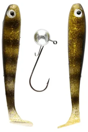 IFISH The Demon Shad 10cm, 2pcs inc. Jighead - Silver Sally Meilleur Prix