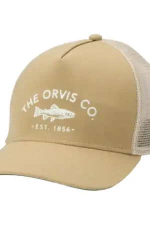 Offre Limitée Orvis Co Trucker Hat Khaki