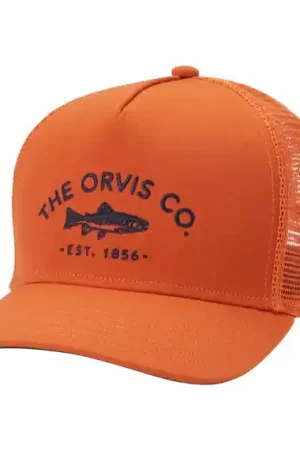 Orvis Co Trucker Hat Red Clay Offre Limitée