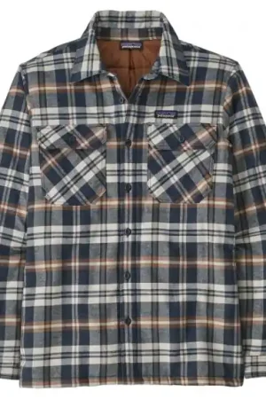 Patagonia M's Insulated Org Cotton MW Fjord Flannel Shirt FINN - S Nouveauté