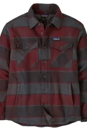 Patagonia M's LW Insulated Fjord Flannel Shirt William: Ink Black - S Vente Directe