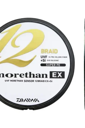 Vente Flash Daiwa Morethan 12 Braid 135m Lime Green, 0.10mm