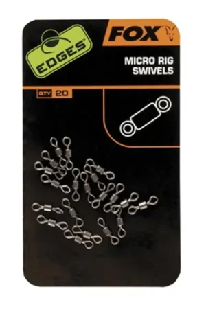 Prix Réduit Fox Edges Micro Rig Swivels 20-pack