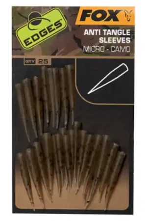 Fox Edges Camo Micro Anti Tangle Sleeves 25pcs Expédition Rapide