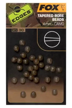 Fox Edges Camo Tapered Bore Bead 30pcs - 6mm Bon Plan