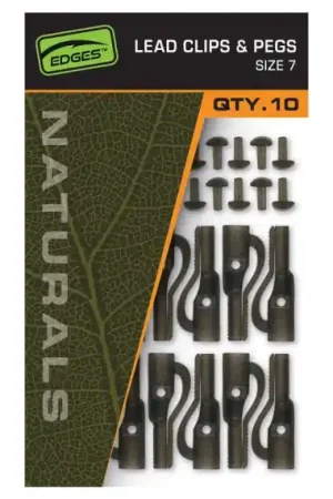 Prix Promo Fox Naturals Lead Clips & Pegs - Size 7