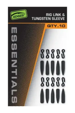 Fox Edges Rig Link and Tungsten Sleeve 10-pack Bon Plan