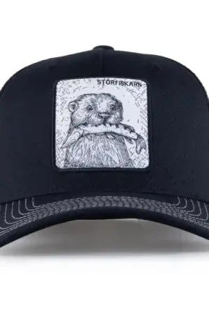 SQRTN Storfiskarn Trucker Cap Black Expédition Rapide