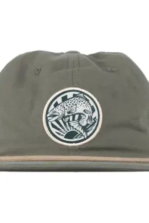 Achetez Aujourd'hui SQRTN Trout 6-Panel Cap Olive