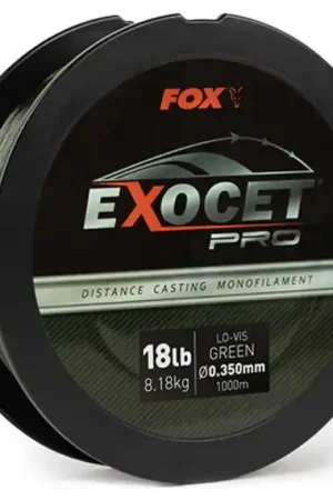 Fox Exocet Pro Low Vis Green, 1000m - 0.40mm 23lbs/10.45kg Offre Limitée