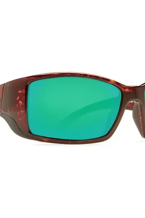 Costa BLACKFIN tortoise - green mirror 580P Soldes