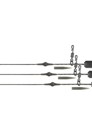 Fox Edges Naturals Heli-Clip Rigs 50lb Copper Core 3pcs Marque