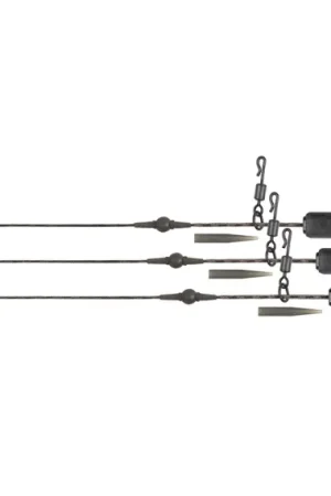 Vente Flash Fox Edges Camo Heli-Clip Rigs 40lb Submerge 3pcs