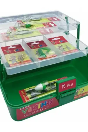 Kinetic Little Viking Tackle Box Kit Green Dernier Modèle