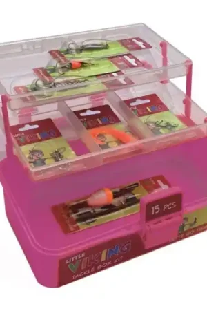 Prix Promo Kinetic Little Viking Tackle Box Kit Fuchsia