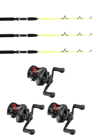 Daiwa PR100L / Fladen Ice Pike 115cm Vänster 3-Pack Nouvelle Collection