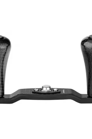 Bon Marché Gomexus 98mm Carbon Swept Handle with 30mm Carbon Knob 7x4mm - Full Black