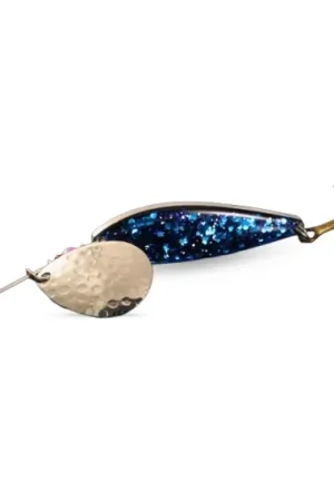 Bon Marché Norolan Disco Dancer Mini Spinner 10g - Flake UV Orange Glow
