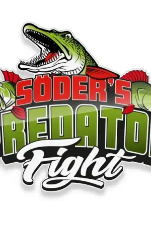 Klistermärke PredatorFight (10 x 8,4 cm) Soldes