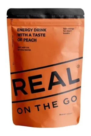 Real Turmat Energy Drink - Peach Soldes
