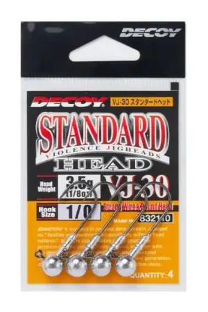 Decoy VJ-30 Standard Head 3.5g - #2/0 Jusqu'à Épuisement Des Stocks