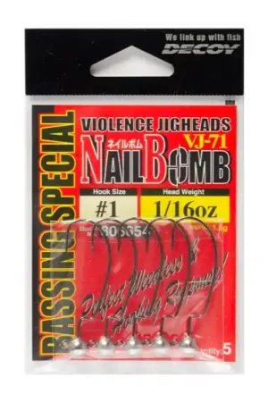 Decoy VJ-71 Nail Bomb, 3.5g - #1/0 Bon Marché