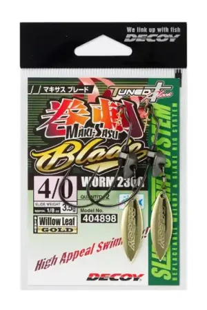Decoy Worm230G Makisasu Blade Gold, 3.5g - #4/0 Achat Immédiat
