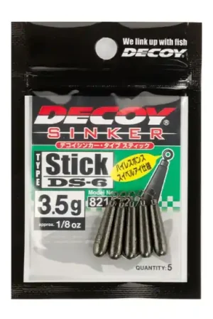 Decoy DS-6 Sinker Type Stick - 5g Commande En Gros