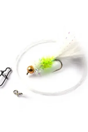 Darts Fly with leader - Dog Nobbler #6 Black Usine Directe