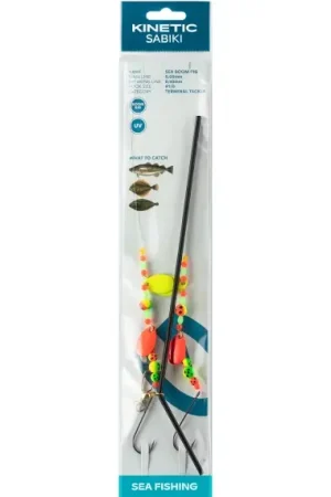 Offre Du Jour Kinetic Sabiki Sea Boom #1/0 - Fire Tiger