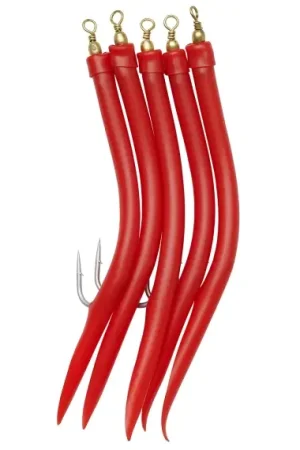 Authentique Kinetic Gummi-Makk #12/0 (5pcs) - Red