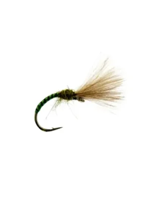 Shuttlecock Quill Emerger Olive # 15 Top Vente