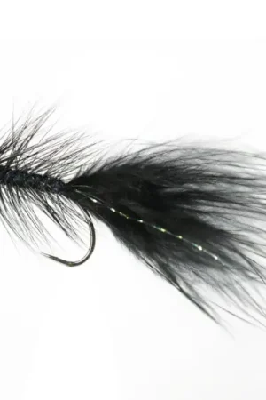 Commande En Gros Black Wooly Bugger # 4