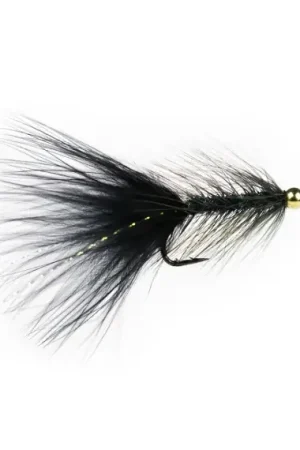 Prix Bas Wolly Bugger BH Black # 6