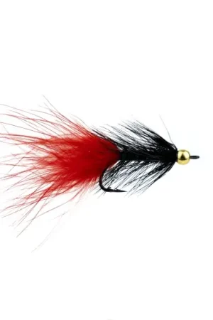 Vente Directe Wolly Bugger BH Red/Black # 6