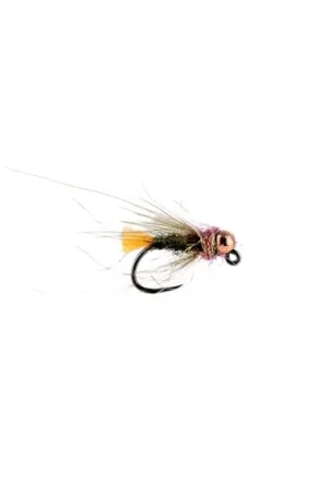Orange Hot Spot Jig Nymph TB # 12 Populaire