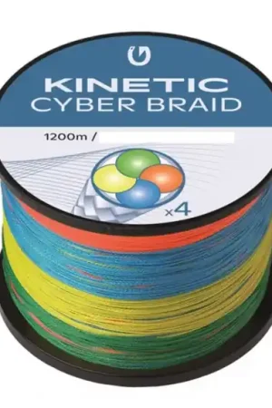 Kinetic 4 Braid 1200m Multi Colour - 0.40mm Must-Have