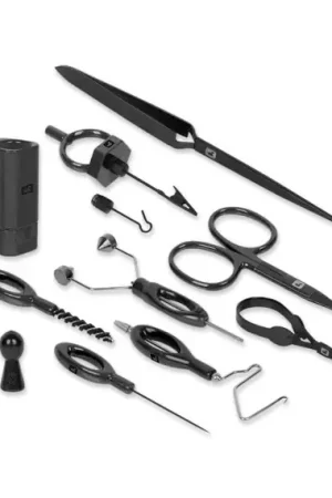Certifié Loon Complete Fly Tying Tool Kit - Black