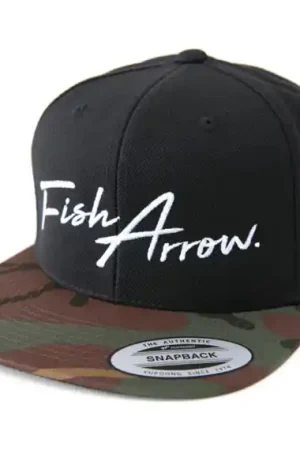 Dernier Modèle Fish Arrow FA Flat Cap Black/Green Camo