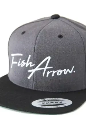 Commande En Gros Fish Arrow Flat Cap Dark Hether Grey