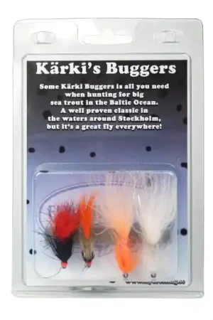 Paiement Sécurisé Fly Assortment Kärki´s Buggers