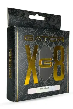 Offre Limitée Gator X8 Braided Line 0,40mm 130m - Black/White