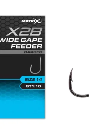 Certifié Matrix X2B Wide Gape Feeder - Size 12 Barbed