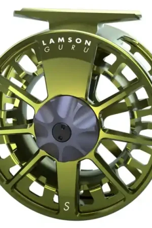 Lamson Guru S-Series Fly Reel Olive Green # 4-6 Pas Cher